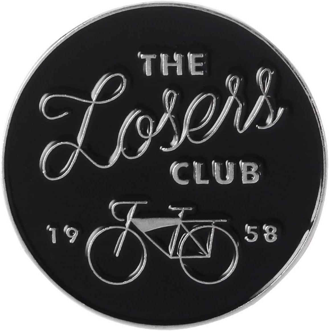 Pins Thinking Brain Loser Club Too Close Skeleton Coffin Brooches Enamel Pin Metal Badge Jewelry