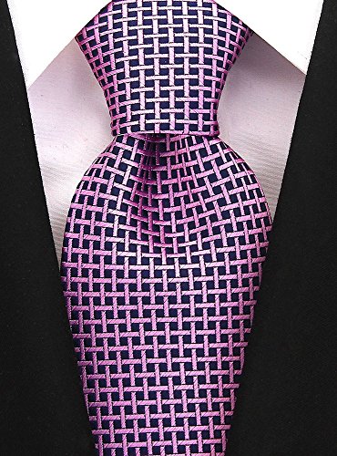 Neckties By Scott Allan - Purple Geometric Men's Tie