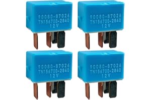 KWAICH 12V Multi-Purpose Relay 90080-87026, Replaces 90987-02027/90080-87010 | Fits Toyota Camry, Corolla/Corolla Cross, Crown, GR Corolla, RAV4, Sienna, Venza, Avalon, Grand Highlander (Deck Lamp/DRL/Horn)
