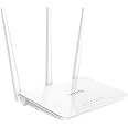 Tenda N300 Wireless Wi-Fi Router with High Power 5dBi Antennas (F3), White
