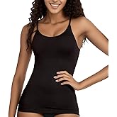 High Compression Womens Tops - Scoop Neck Cami Tank Top Camisole Tummy Control Slimming Body Shapewear Body