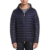 Save The Duck Men's Giga Hooded Jacket Navy Blue XL