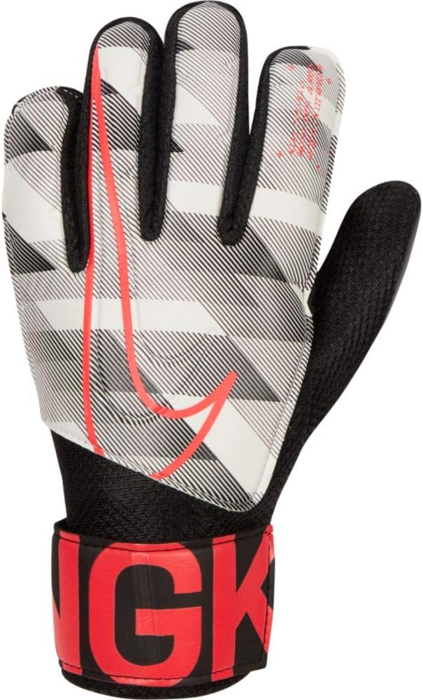 Nike JR Goalkeeper Match Gloves WhiteBlackCrimson 6