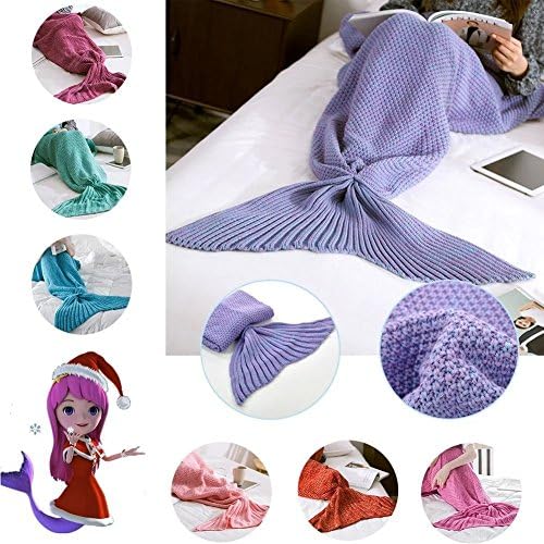 Fleece Shark Tails Mermaid Tail Blanket Super Soft All Season Sleeping Bag For Girls Adults Teens Women