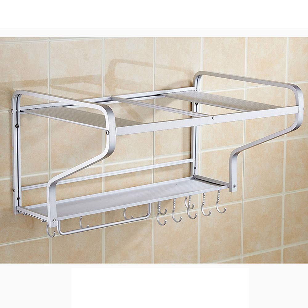 Farbe : Silber 53,5 * 28 * 15cm Küchenregale Für Die Mikrowelle