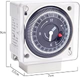 Transplant Mechanical Timer Switch 220-240V 16A 24 Hour Analog Daily Universal view 7
