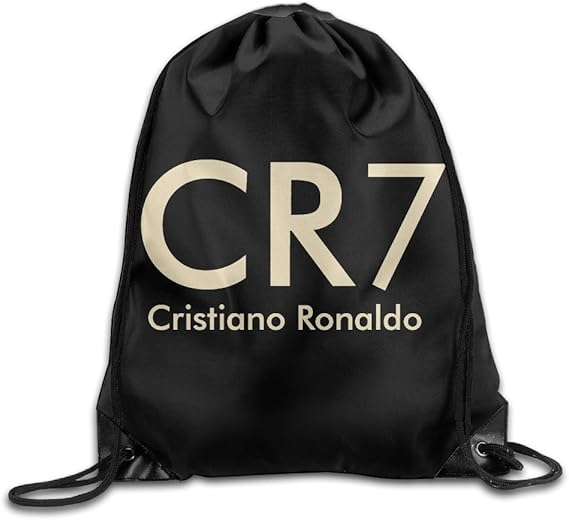 Amazon Co Jp Zmono メンズ 巾着バックパック クリスティアーノ ロナウド サッカー Cr7 ロゴ 通勤 リュックサック 今季最新 プリント付き 2way 服 ファッション小物