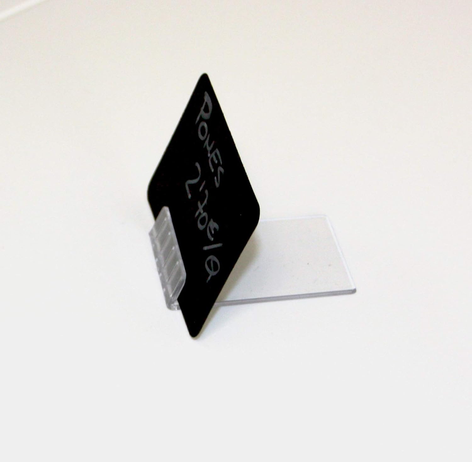 50 x Price Tag Holders With Front Slot For Inserting Card - Ideal For Price Placing - Not Included Cards - Image 3