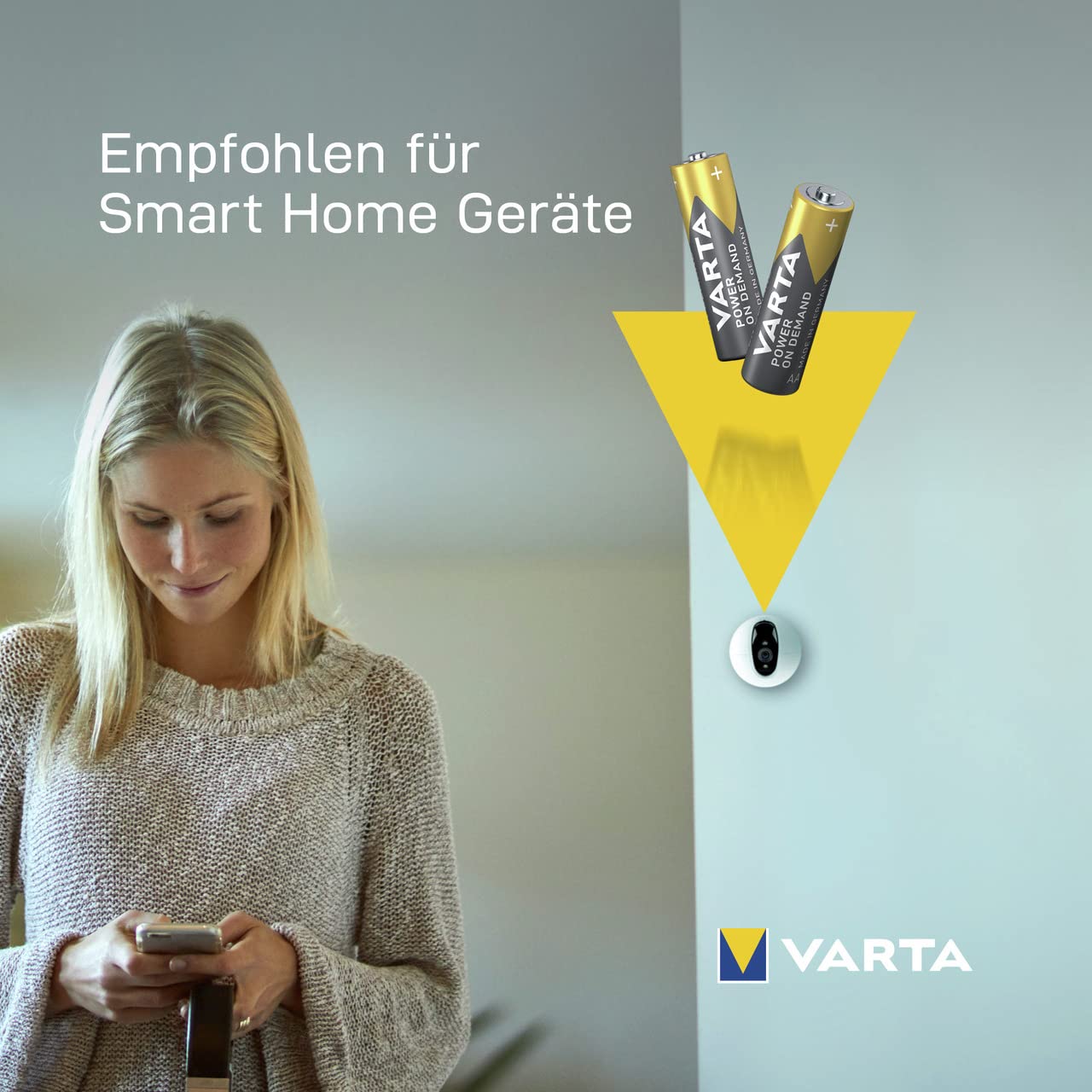 VARTA Batterien AA, 50 Stück Vorratspack, Power on Demand, Alkaline, 1,5 V 6