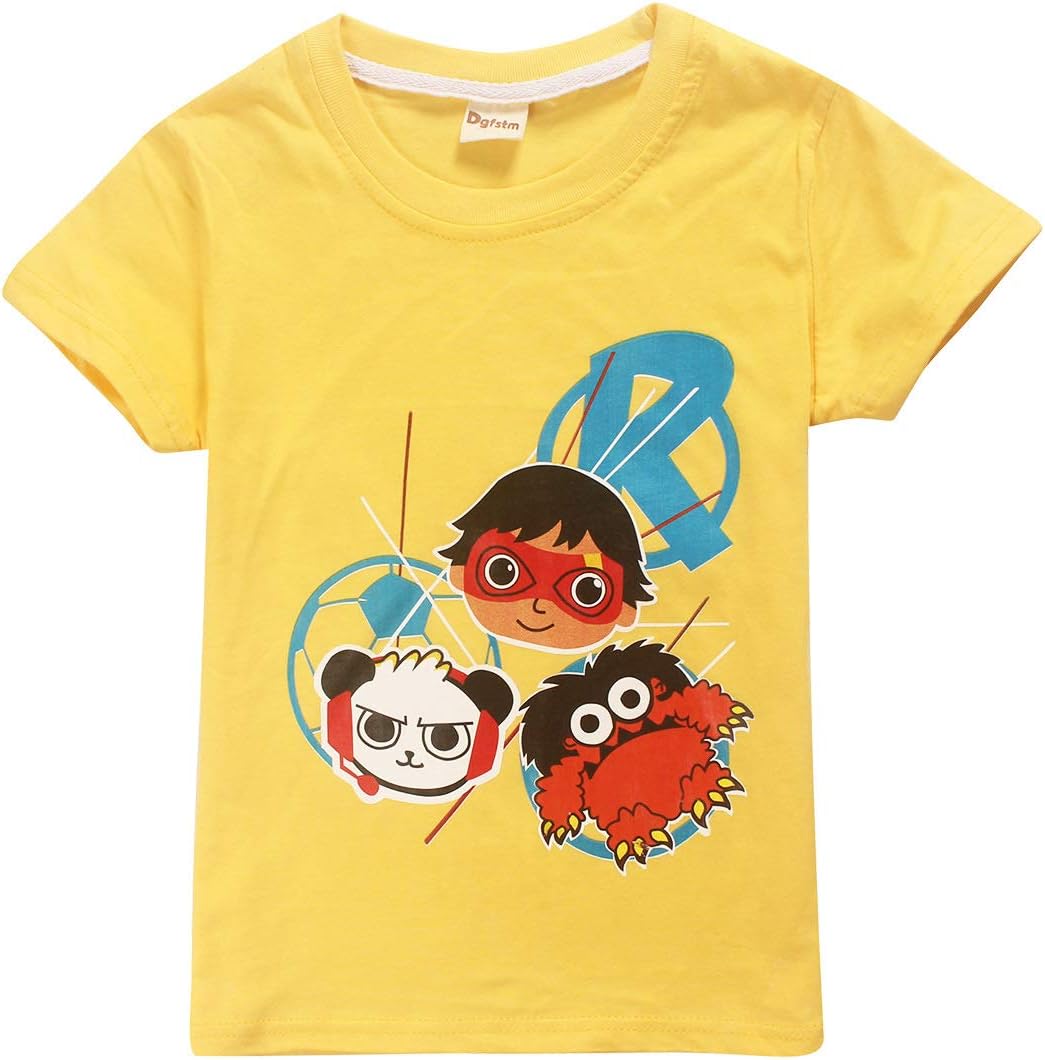 Girl T-Shirt Red Ryans World Kids Tops Tees Child Clothes