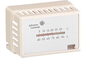 Johnson Controls T-4000-3142 Pneumatic Thermostat Cover, White