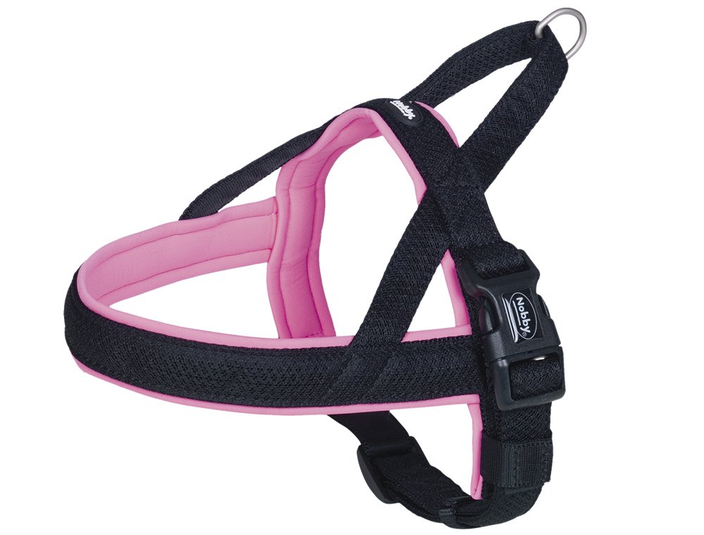 Nobby Preno Mesh Norwegian Harness, 75 - 98 cm+62 cm/40 - 45 mm, Pink
