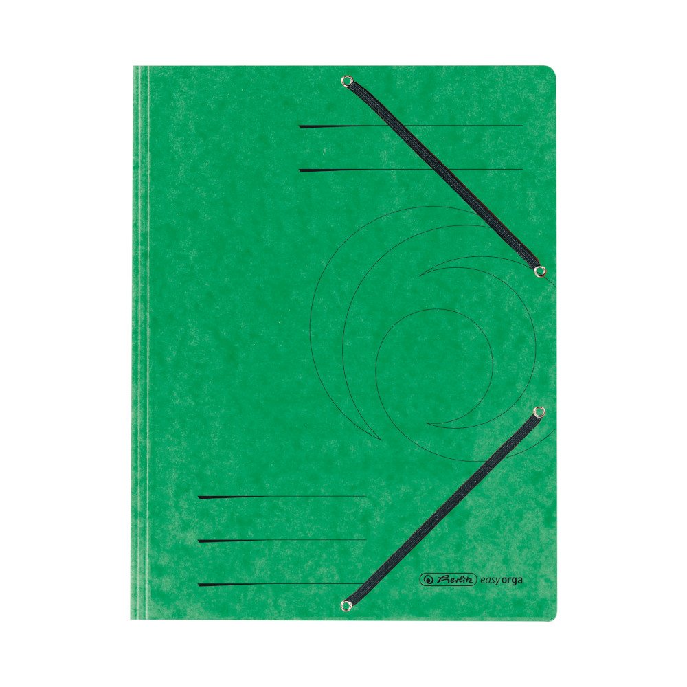 Herlitz A4 Flap File - Green