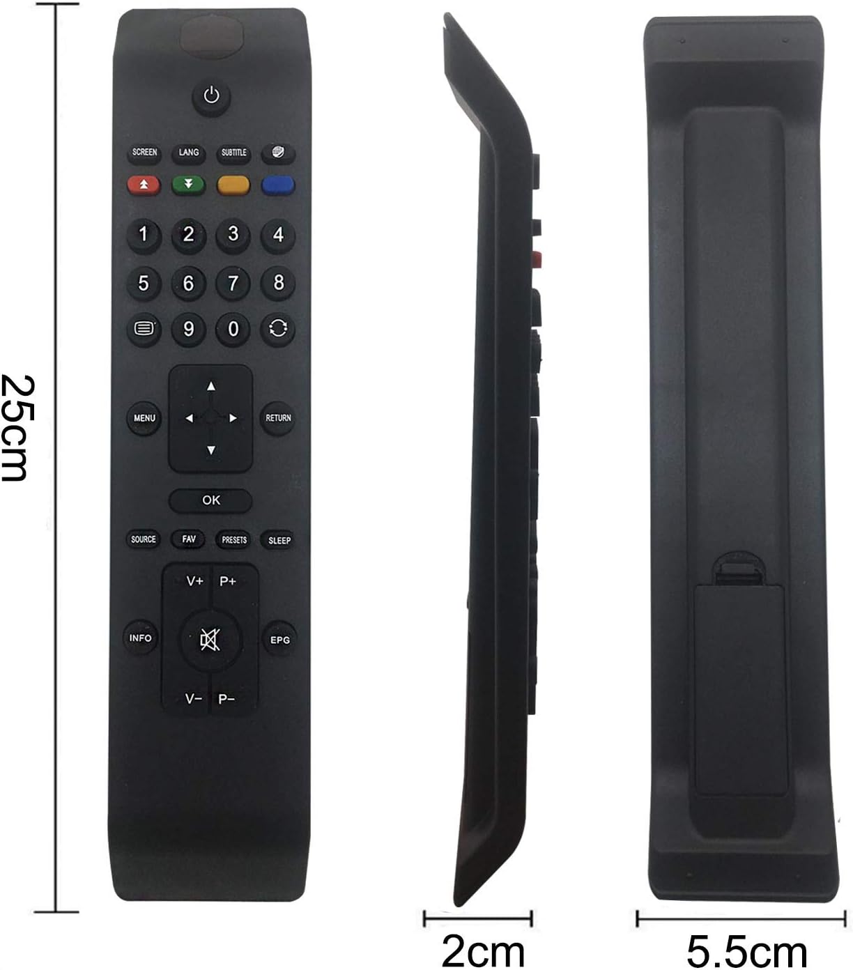 New Replacement HITACHI TV Remote Control RC-3902 for HITACHI/Oki/Sharp TV Remote LC22D12E LC22LE22E LC32D12E LC40F22E - Image 5
