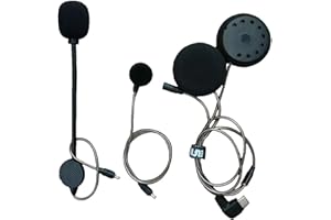 ELFINEAR 45MM Helmet Headset Speaker with Microphone Upgrade Replacement Compatible for LEXIN G4 G2 G16 B4FM
