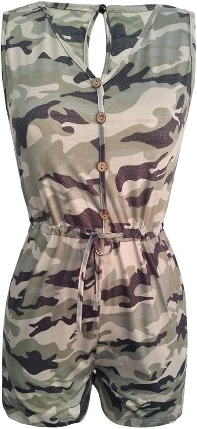 womens camouflage playsuit