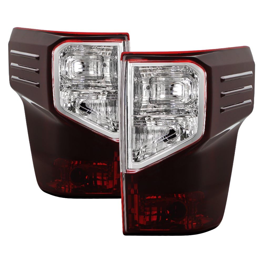 Photo 1 of Spyder (OE) Nissan Titan 2016-2022 (Does not fit Factory LED Lights) OEM Style Tail Lights - Signal-3157(Not Included) ; Parking-3156(Not Included) ; Reverse-3157(Not Included) -Red Smoked