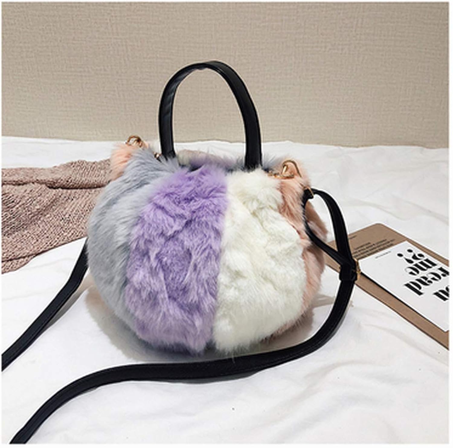 fake fur bag