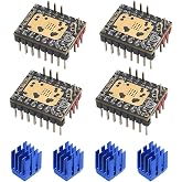 BIGTREETECH TMC2209 V1.3 Stepper Motor Driver, 2.8A UART/DIR/Step Mode | Ultra-Silent Stepstick Driversfor Octopus V1.1/Octopus Pro/SKR V1.4 Turbo/Manta M4P/M5P/M8P SKR 3 3D Printer Motherboard 4Pcs