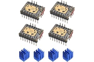 BIGTREETECH DIRECT BIGTREETECH TMC2209 V1.3 Stepper Motor Driver, 2.8A UART/DIR/Step Mode Ultra-Silent Stepstick Drivers for Octopus V1.1/Octopus Pro/SKR V1.4 Turbo/Manta M4P/M5P/M8P SKR 3 3D Printer Motherboard 4Pcs