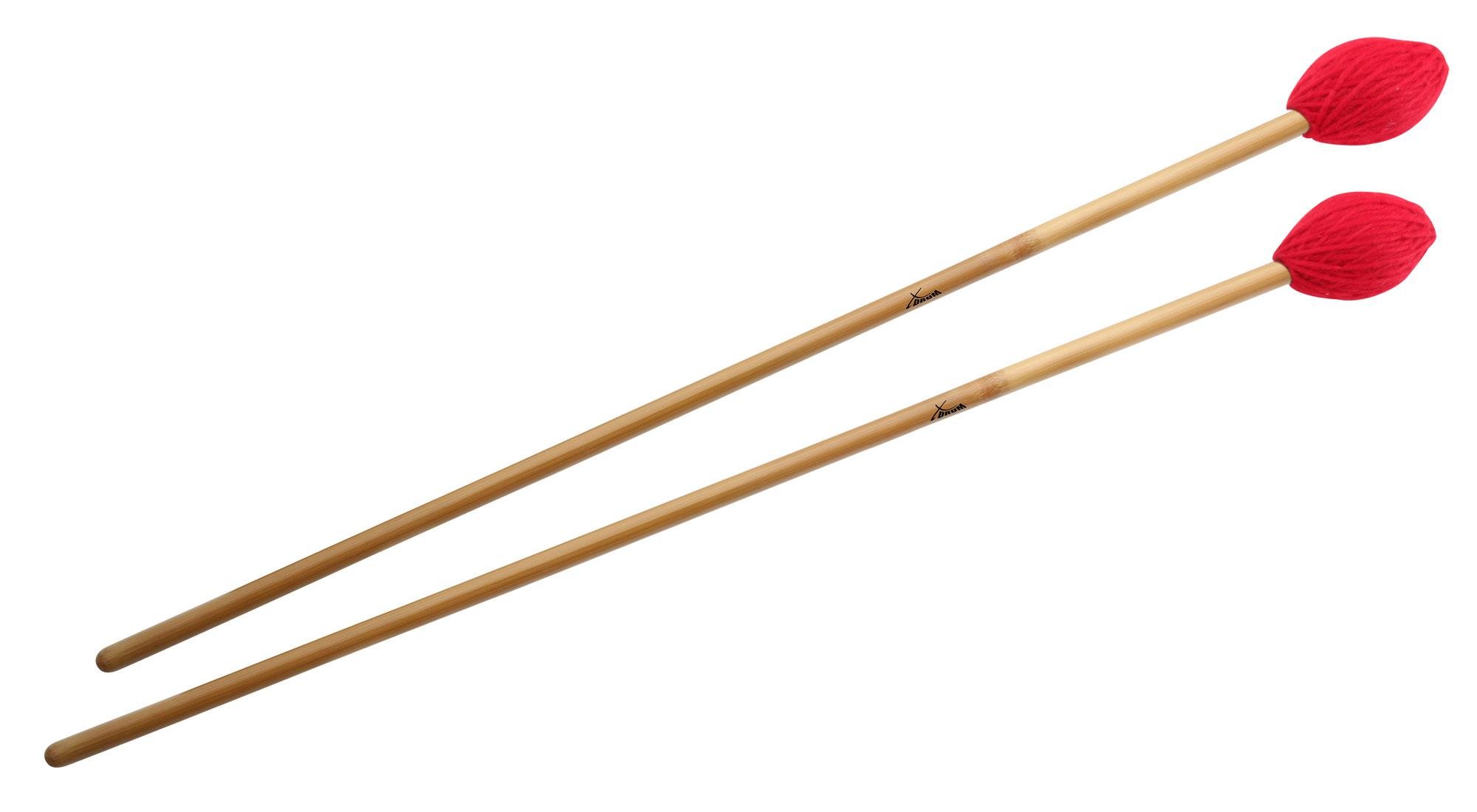 XDrum MM1M Xylophone/Vibraphone Mallets Medium Rattan Pair