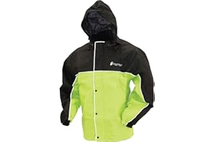 FROGG TOGGS Men's Road Toad Reflective Waterproof Rain Jacket
