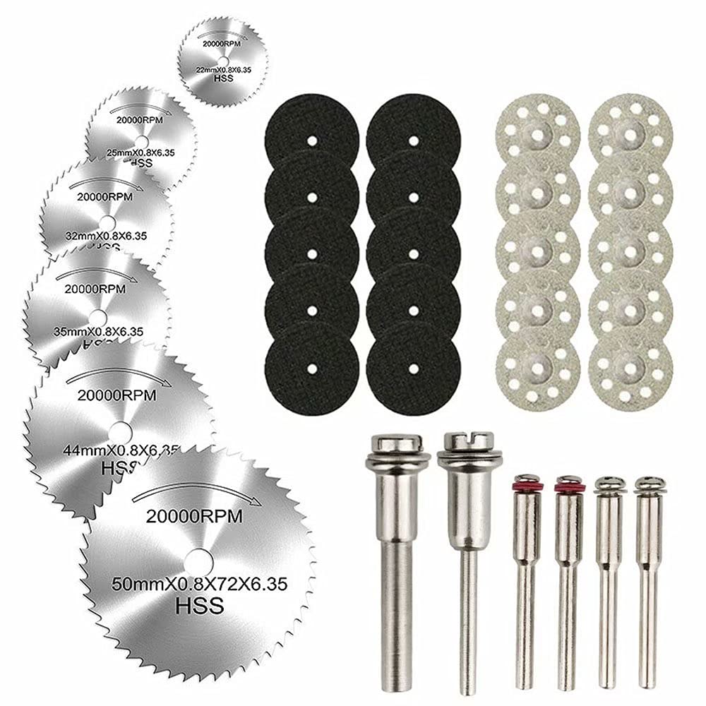 Cutting Discs for Dremel Rotary Tool, Diamond Metal Wood Cutting Wheels for Dremel, Circular Saw Blades, Resin Cutting Discs, Diamond Cutting Wheels