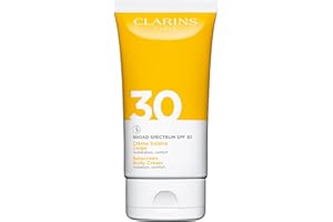 Clarins Body Sunscreen Cream | Broad Spectrum SPF 30 | UVA/UVB Protection | Lightweight and No White Cast | Enriched with Ant