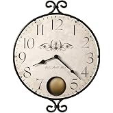 Howard Miller Crystal Falls Wall-Clocks II, Warm-Gray