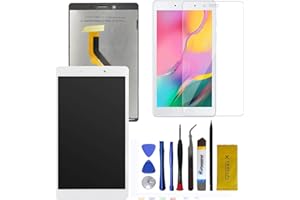 ANWARKA LCD Touch Screen Display Assembly for Samsung Galaxy Tab A 8.0 (2019) T295 SM-T295 LCD Screen Digitizer Replacement with Tools (White)