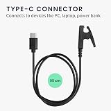 kwmobile USB-C Charger Cable for Garmin vivomove Trend Lily HR Forerunner 35 30 view 3