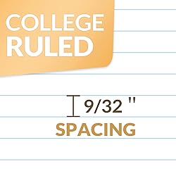 SUNEE Spiral Notebooks, 3 Pack, 1-Subject, College
