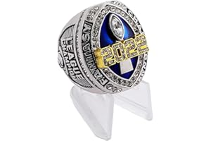 noblehead 2022 Fantasy Football Championship Ring | Heavy FFL Ring |MVP Award Trophy For Fantasy Football League Winner
