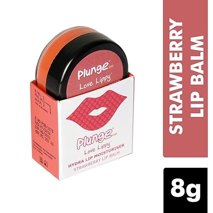 O3+ Plunge Love Lippy Hydra Lip Moisturiser Strawberry Lip Balm (8gm, Strawberry Pink)