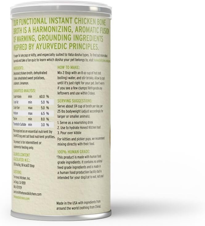 honest kitchen chicken bone broth