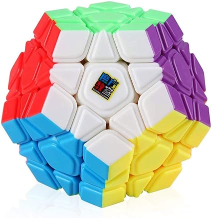 Kiditos Moyu Cubing Classroom Megaminx Cube, Mofang Jiaoshi Megaminx Stickerless 3x3 Magic Cube Puzzle