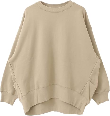 Amazon アーバンリサーチ ドアーズ セーター トレーナー スウェットプルオーバー レディース Dr14 21m405 Beige One トレーナー パーカー 通販