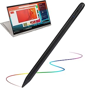Stylus Pens for Lenovo Yoga Pencil, Evach Capacitive High Sensitivity Digital Pencil with 1.5mm Ultra Fine Tip Stylus Pencil for Lenovo Yoga Pen, Black