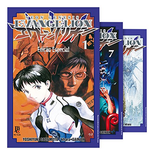 Livro Coleção Neo Genesis Evangelion   Caixa com Volumes 1 a 14