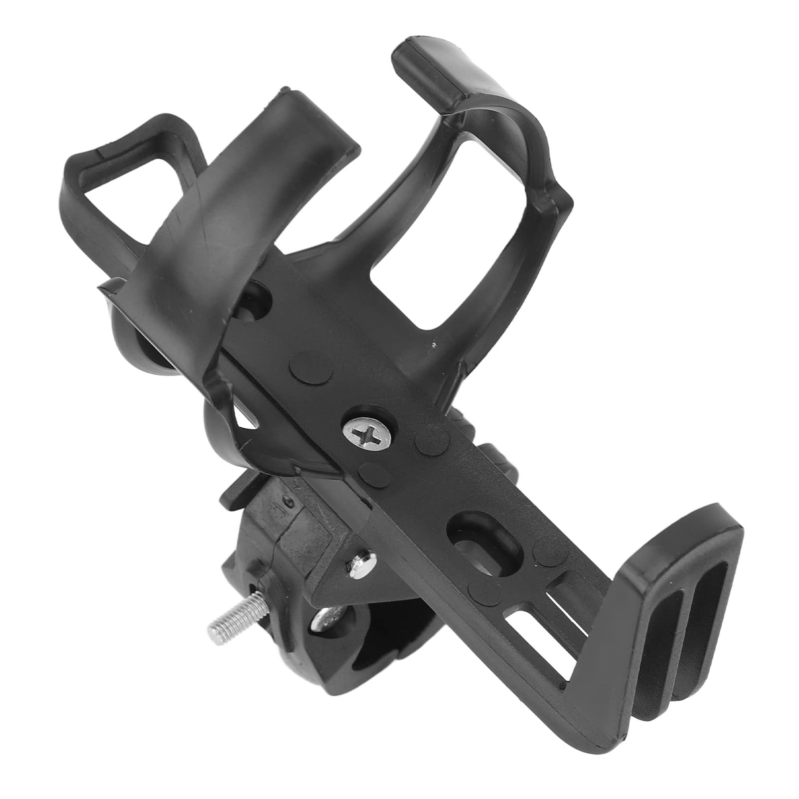 BigKing Bike Water Bottle Holder, Universal Cup Holder 90 Degree Rotatable Quick Release Bike Water Bottle Holder for Stroller Scooter Carts Motorcycles