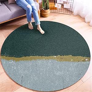 N / A Alfombra Redonda Simple Moderna Silla de computadora Silla