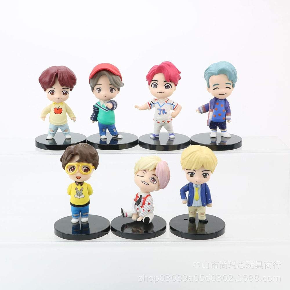 Yuy Figure Bts Pops Modele Poupees Decoration Bureau Papeterie Machine Poupee Gateau Decoration Ornements Faits A La Main Pour Les Enfants Jungkook Marionnettes A Mains Marionnettes Et Theatres Jeux Et Jouets