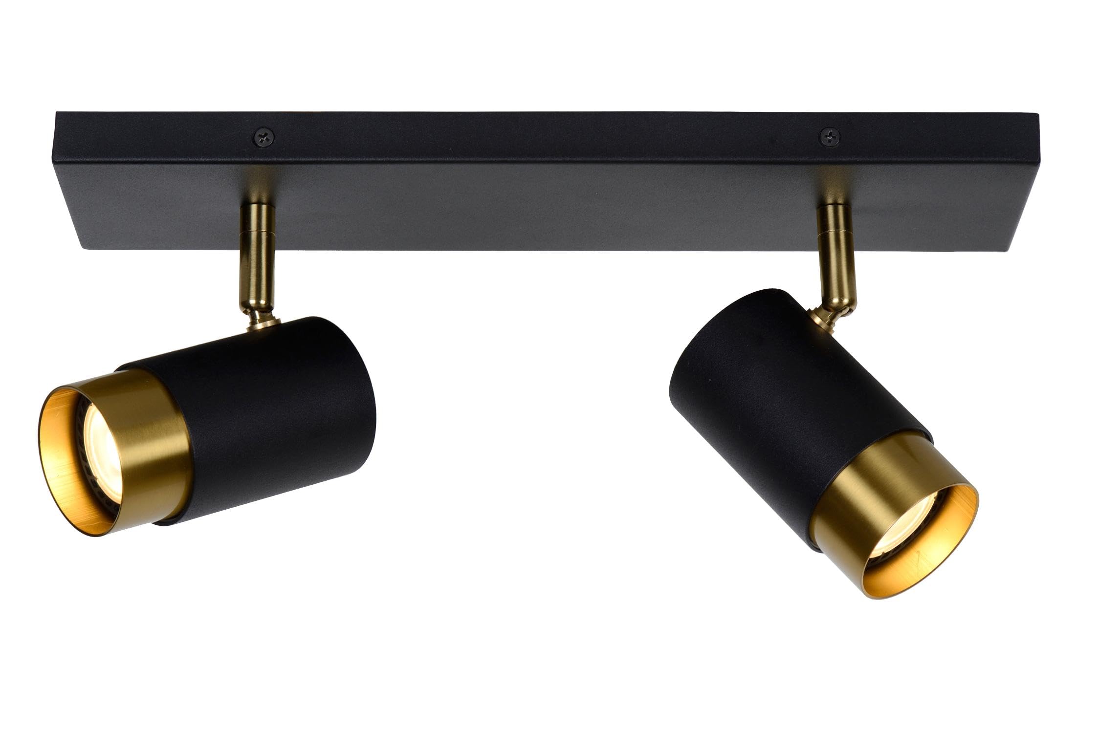 LUCIDE Floris - Ceiling Spotlight - 2xGU10 - Black
