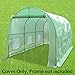 Strong Camel Greenhouse Replacement Cover Larger Walk in Outdoor Plant Gardening Greenhouse (Frame Does NOT Included) (12' X 7' X 7')