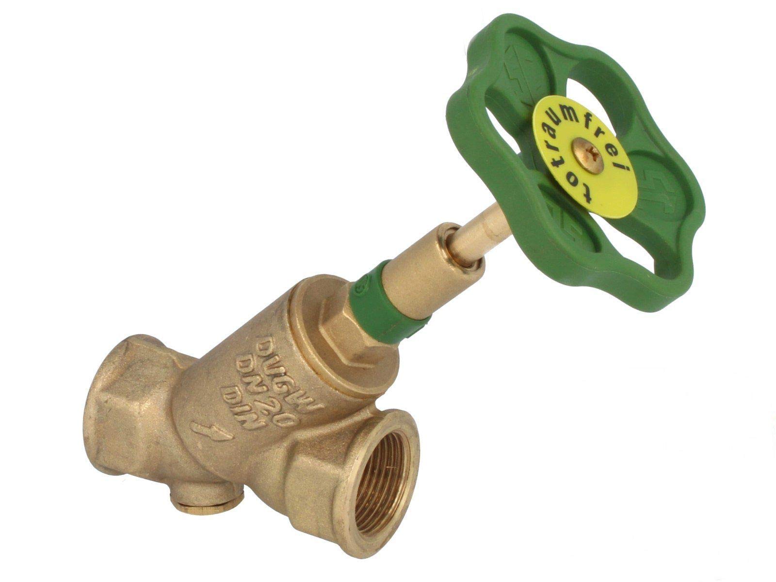 KFR DN 15 Angle Valve 1/2 Inch for Drinking Water / DVGW-Approved