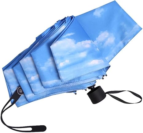 Amazon Hellogo 折りたたみ傘 晴雨兼用 Uvカット 丈夫 耐風撥水 持ちやすい 日傘 晴雨傘 シンプル 折れにくい 濡れない 青空 Hellogo 傘 レインウェア 通販