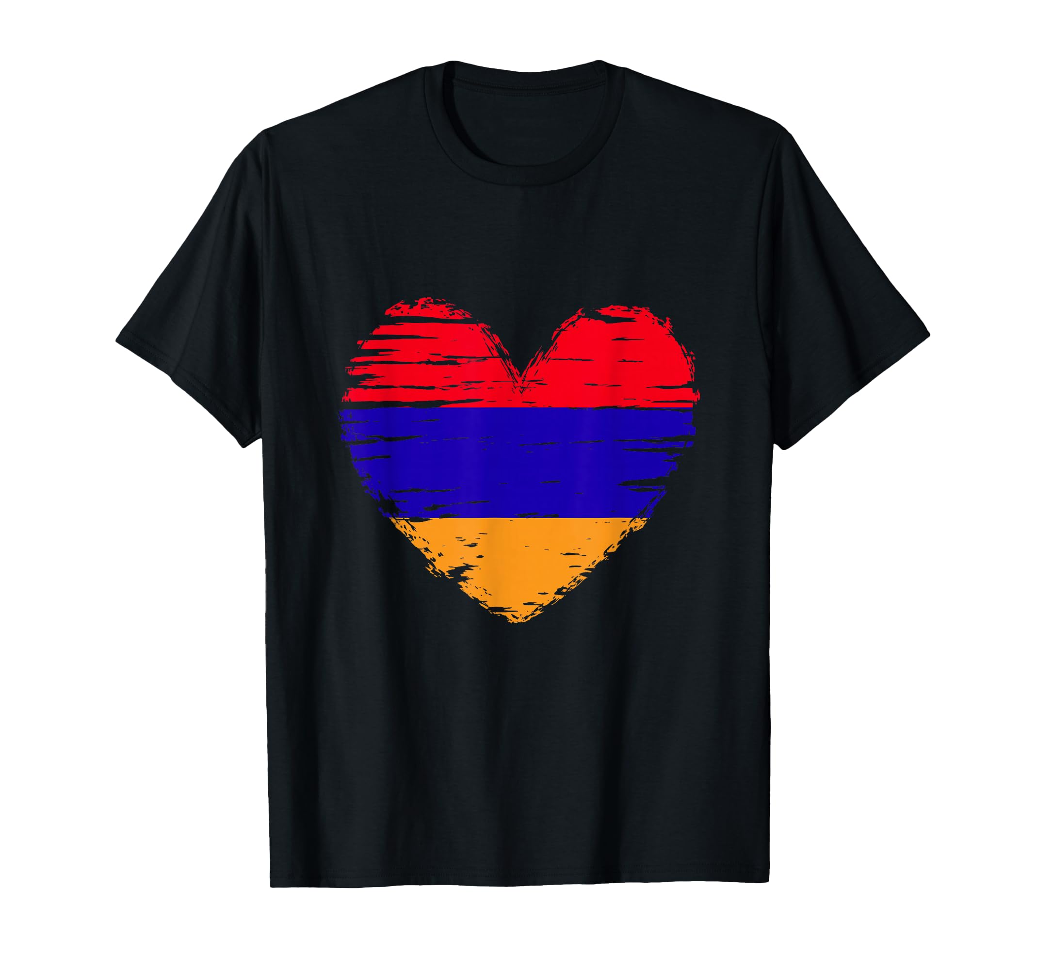 Photo 1 of stock photo for reference - White Armenia Heart Armenian Flag Armenian Pride T-Shirt
