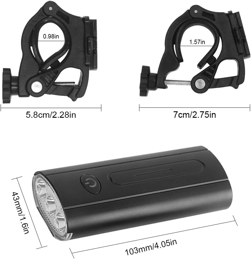 Victoper Bike Lights Front And Back USB Rechargeable Bicycle Lights