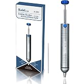Kaisi Solder Sucker No Clog Desoldering Pump with Powerful Vacuum Suction | Replaceable Heat Resistant Silicone Tube for Cooperate Soldering and Desolder Gun Iron Tool Conduct Solder Removing