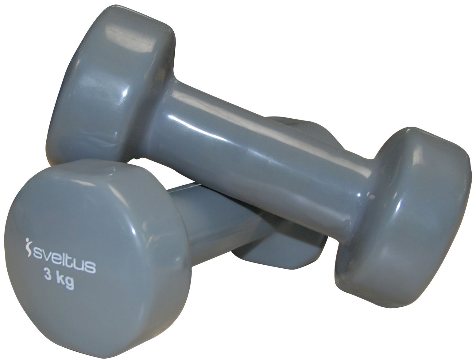 Sveltus 3 kg Dumbbells Set of 2 Grey